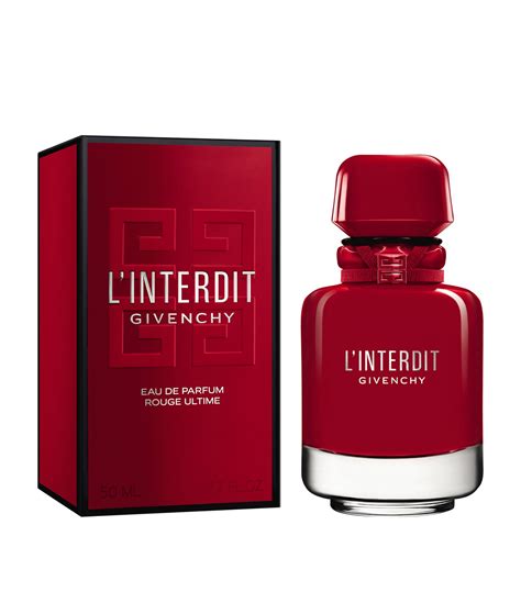 interdit rouge givenchy note olfattive|l'interdit rouge ultime.